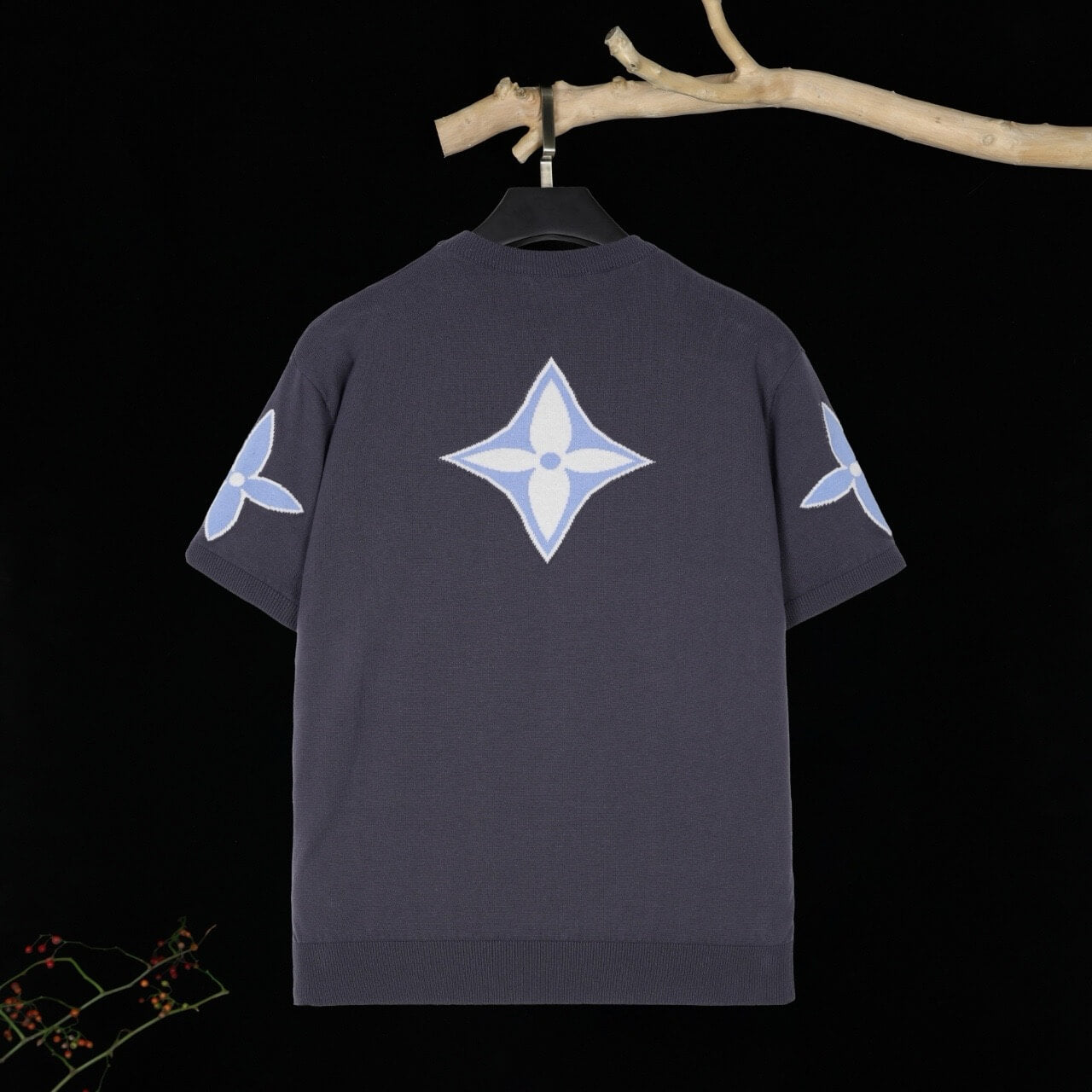 Jacquard Knit T Shirt