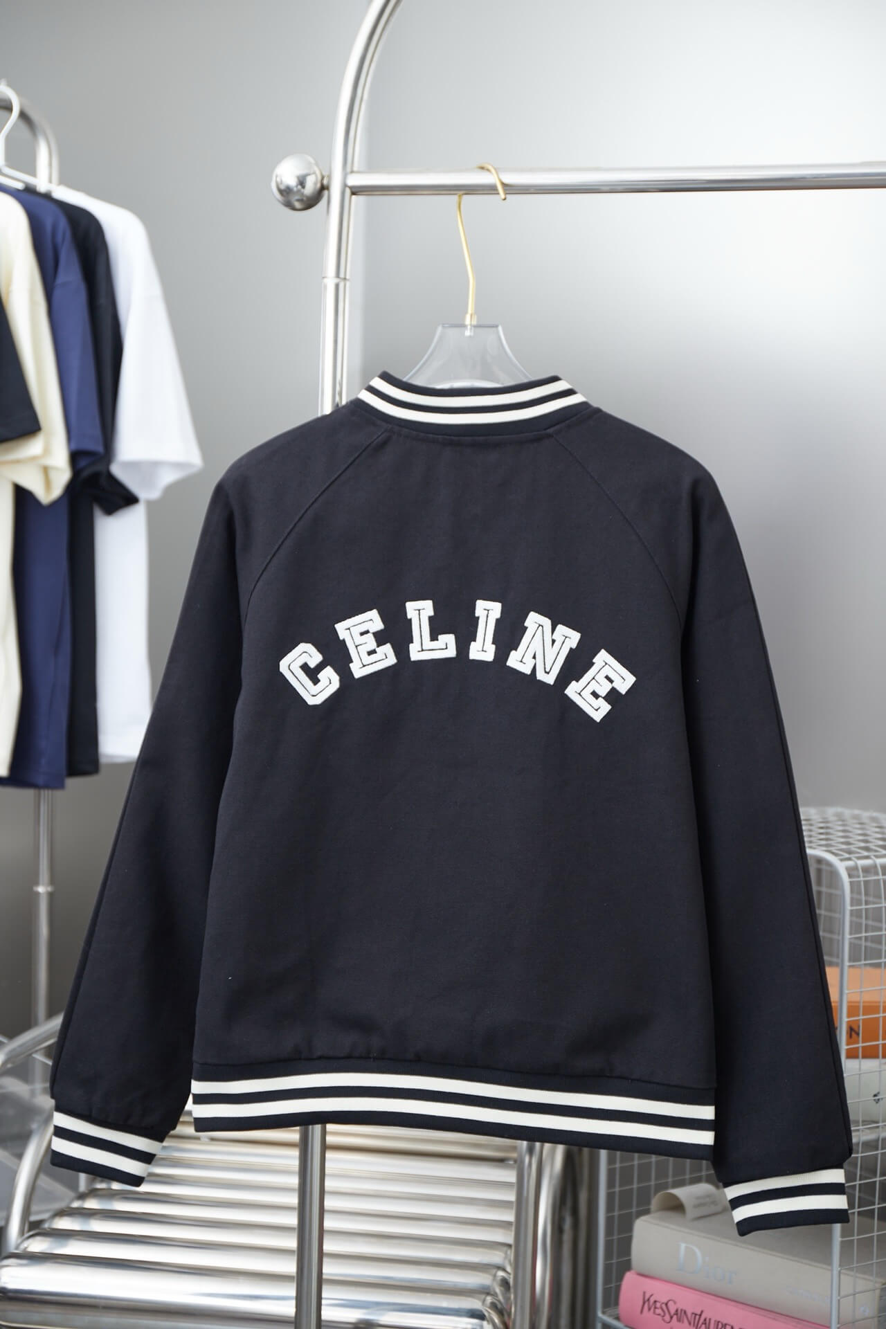 Chest “C” Letter Embroidered Jacket