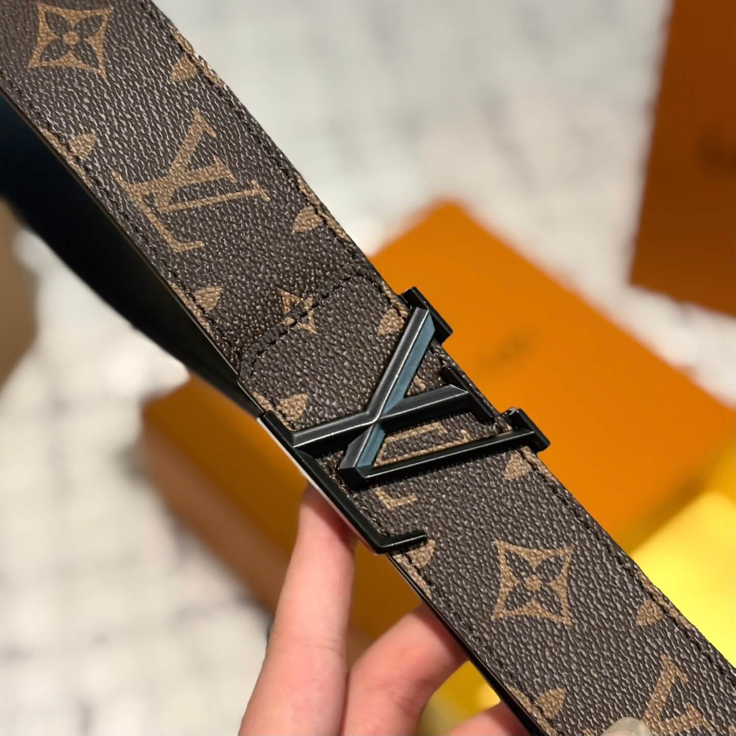 Classic Brown Presbyopia Leather Belt