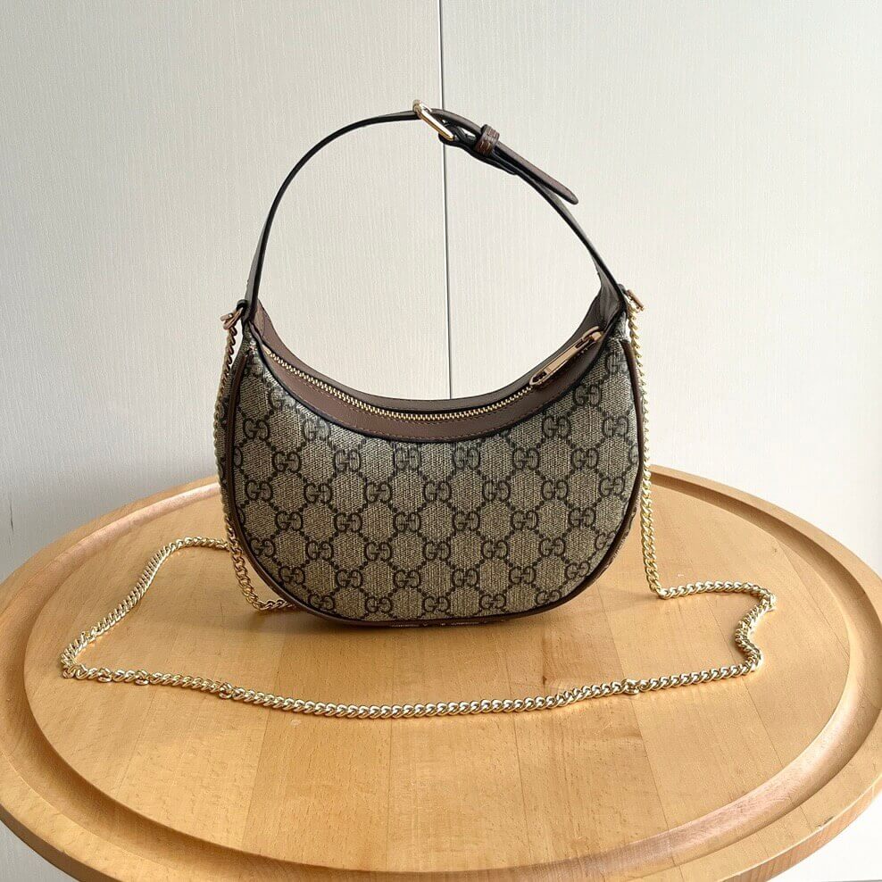 Vintage Crescent-Shaped Handheld Shoulder Bag