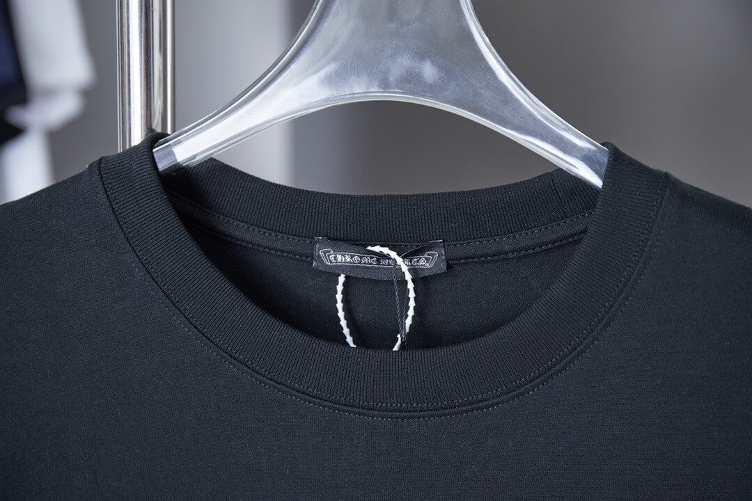 Leather Patch Print T Shirt