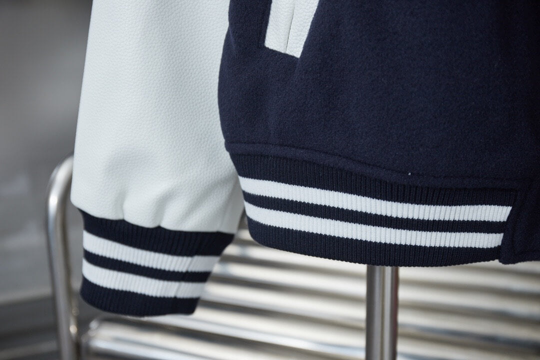 Nautical Wool Baseball Jacket