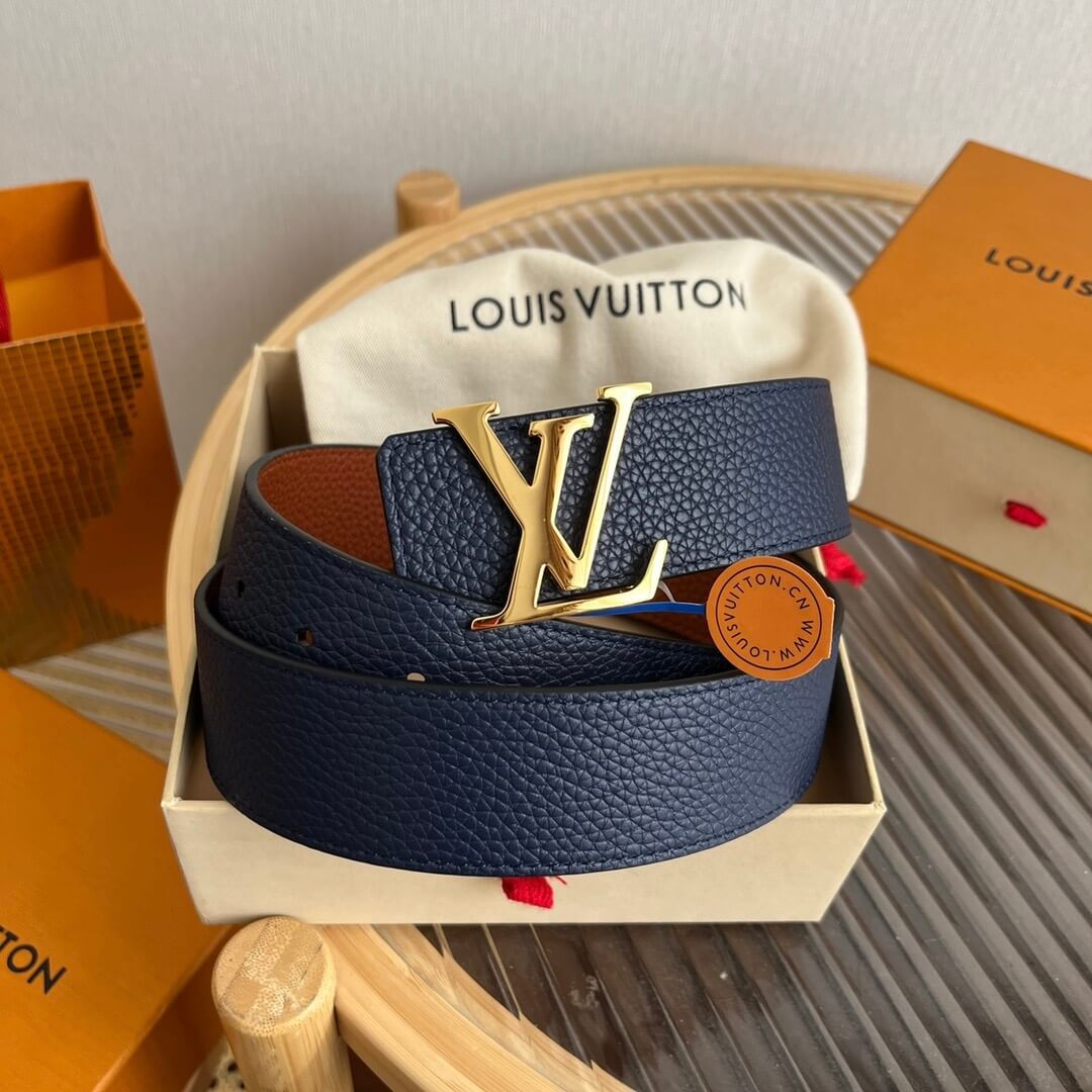 Classic Letter Buckle Reversible Belt