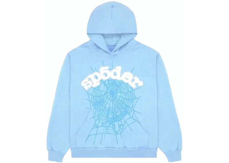 Classic Web Sky Blue Hoodie