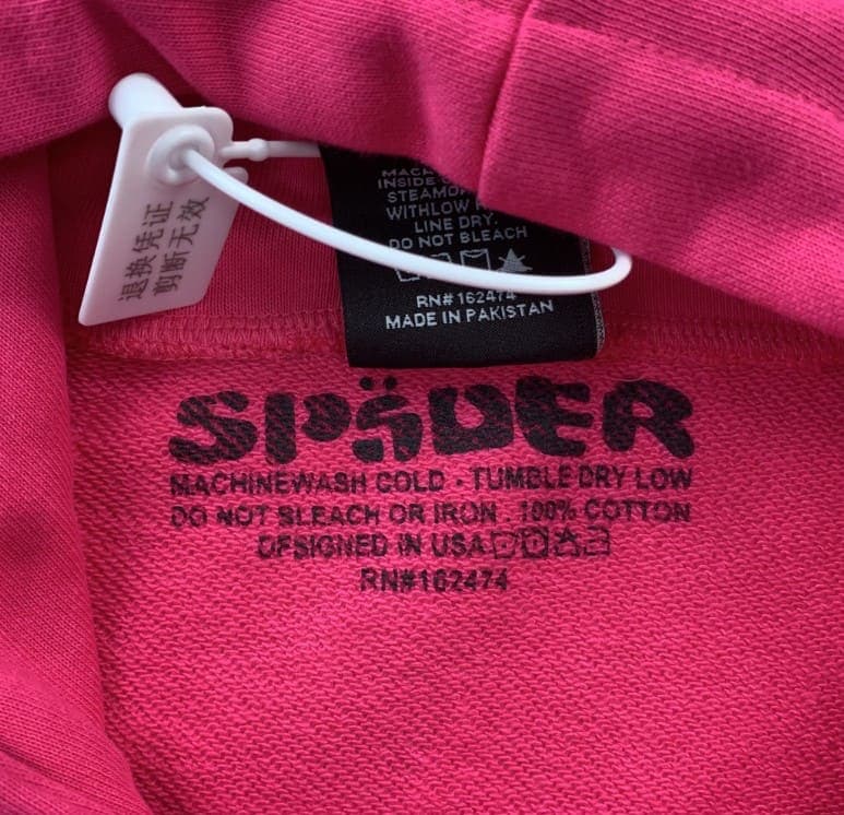 Classic Web Black & Pink Hoodie