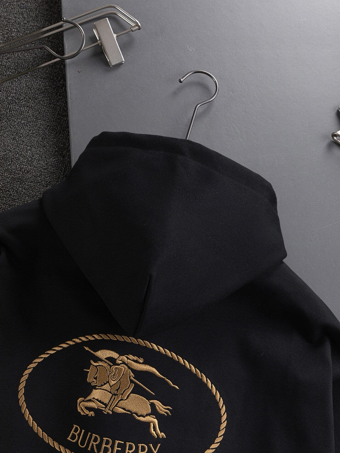 Chest War Horse Embroidery Hoodie