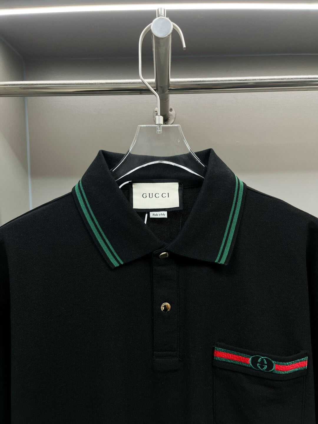 New Embroidered Pocket Polo Shirt