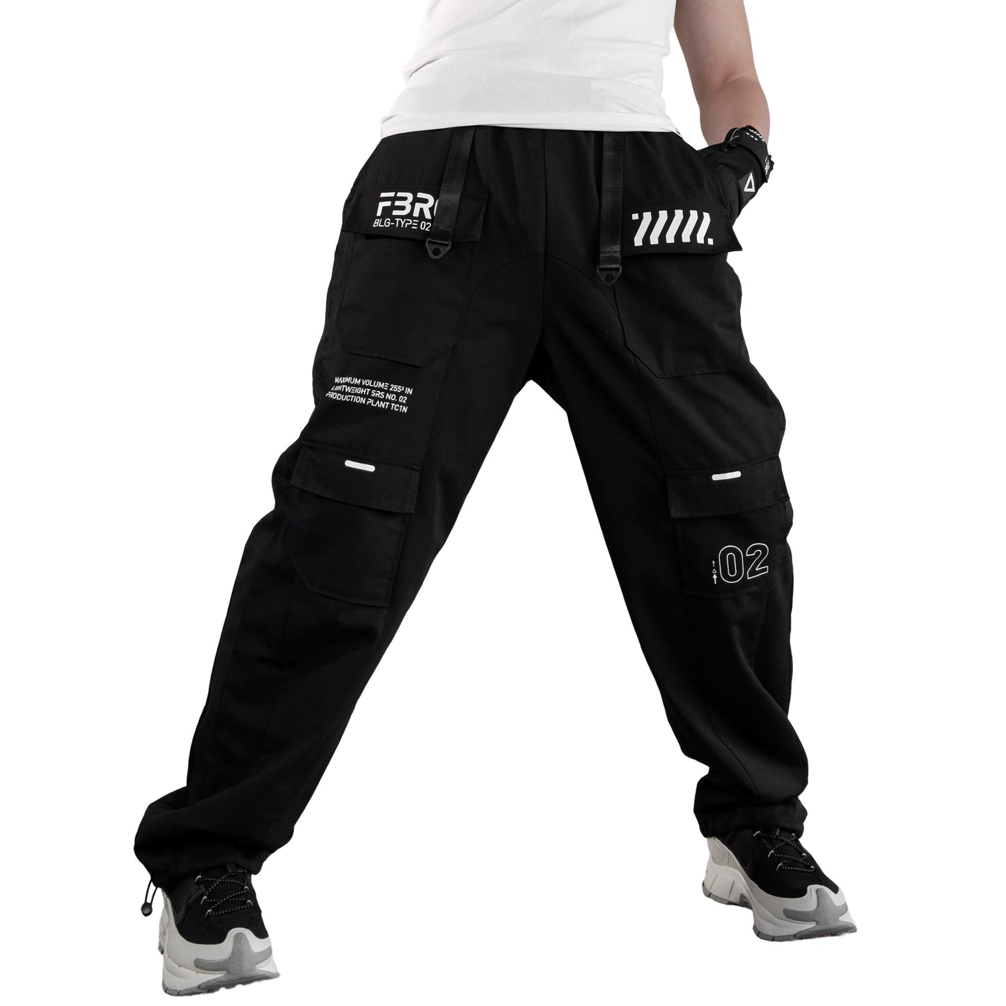 BLG-Type 02 Black Ripstop Cargo Pants