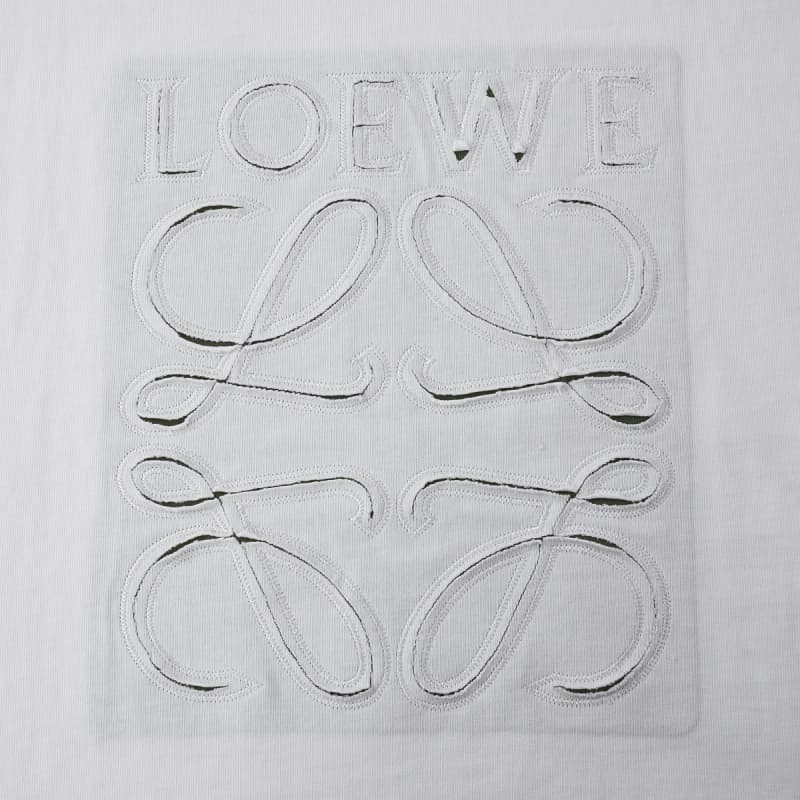 Hand-Cut Applique Embroidered T-Shirt