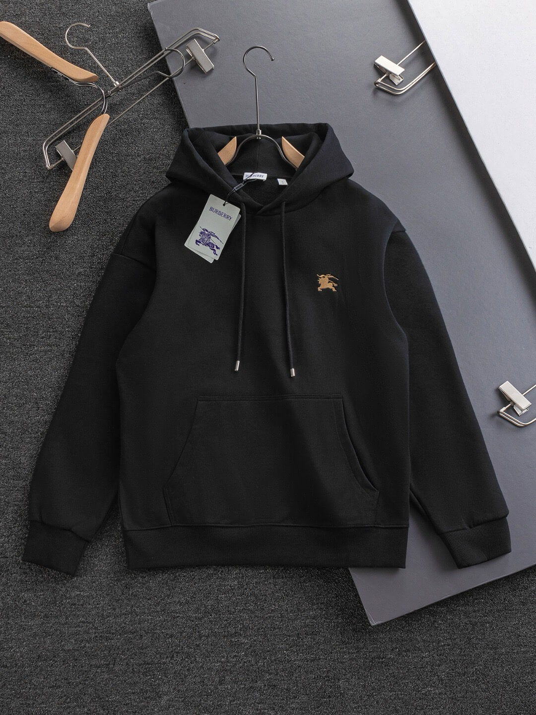 Chest War Horse Embroidery Hoodie