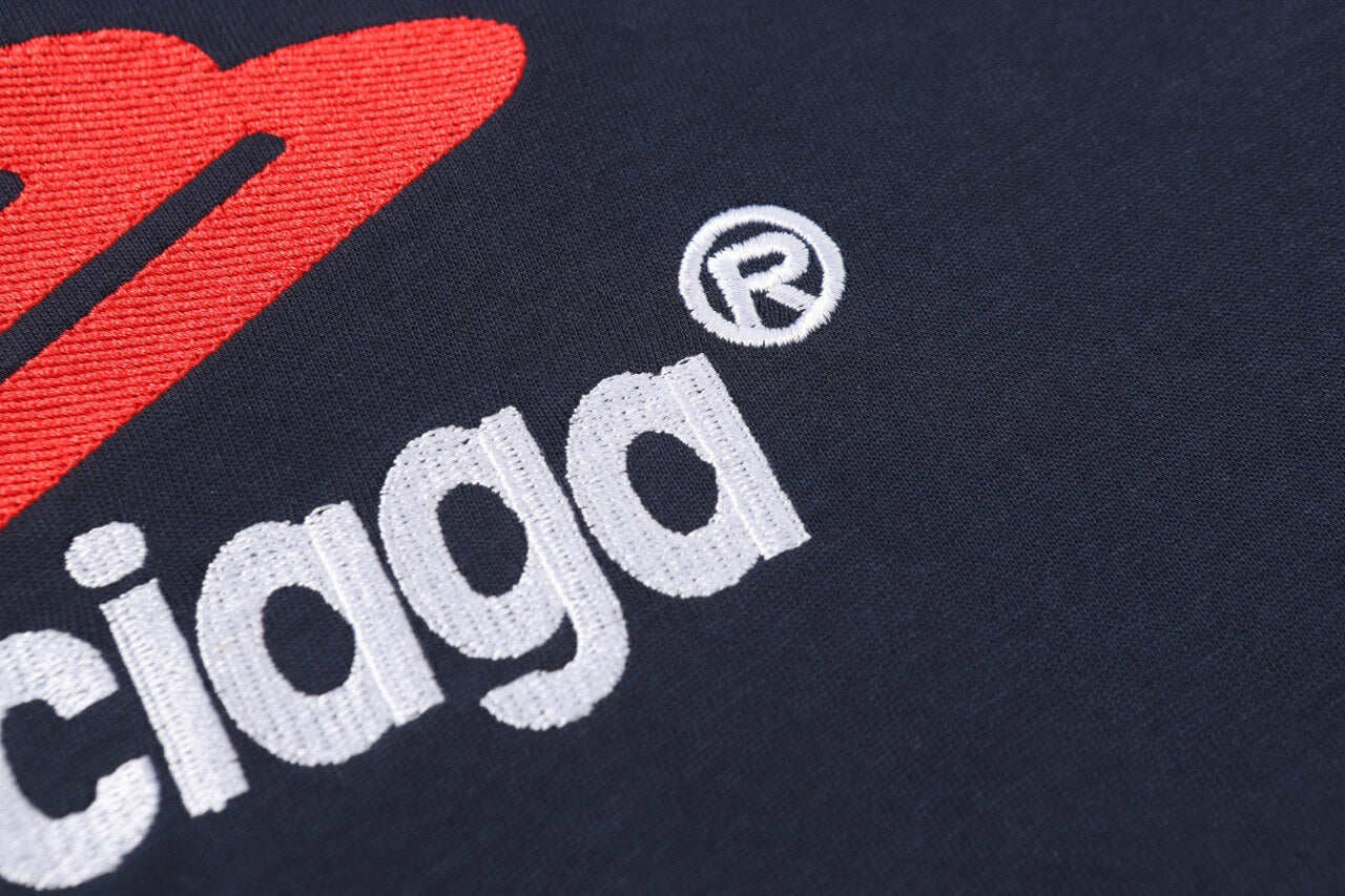 Embroidered Ski Graphic T-Shirt