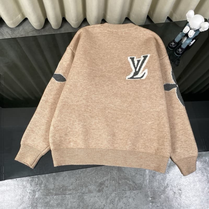 Classic Jacquard Knit Wool Sweater
