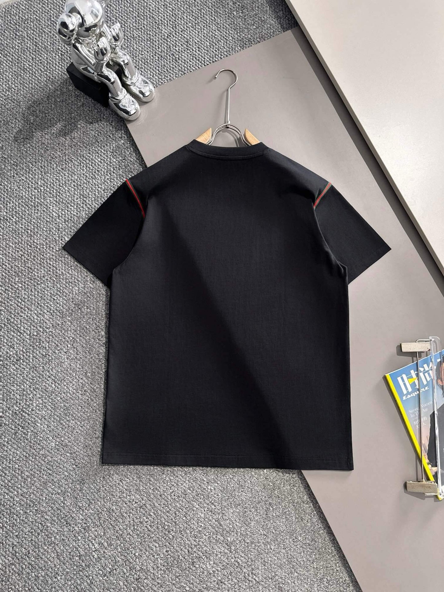 Letter Embroidered T Shirt