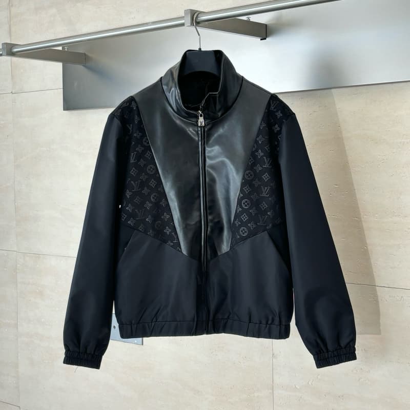 Vintage Monogram Patchwork Leather Jacket