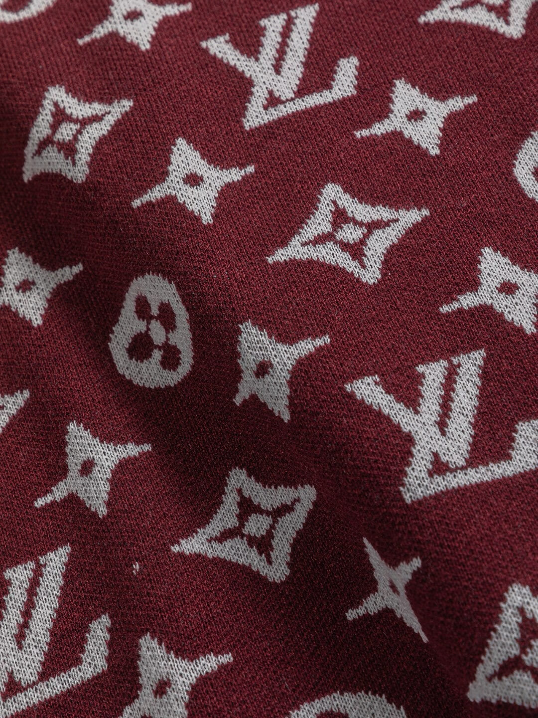 Red All-Over Print Sweater
