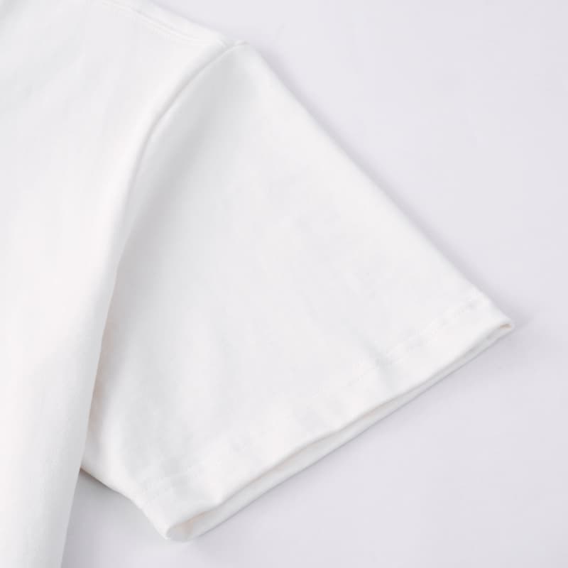 Hand-Cut Applique Embroidered T-Shirt