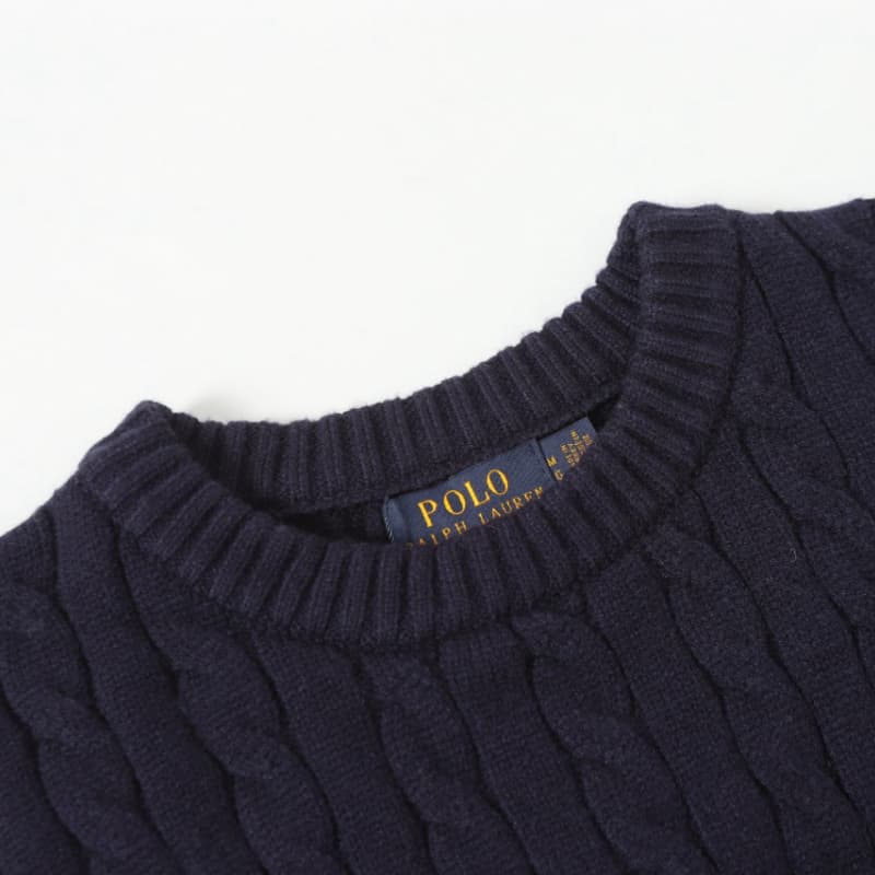 Cable-Knit Crewneck Sweater