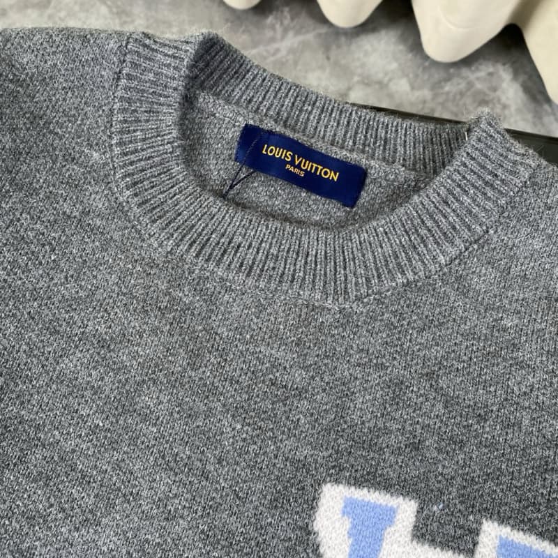 Classic Jacquard Knit Wool Sweater