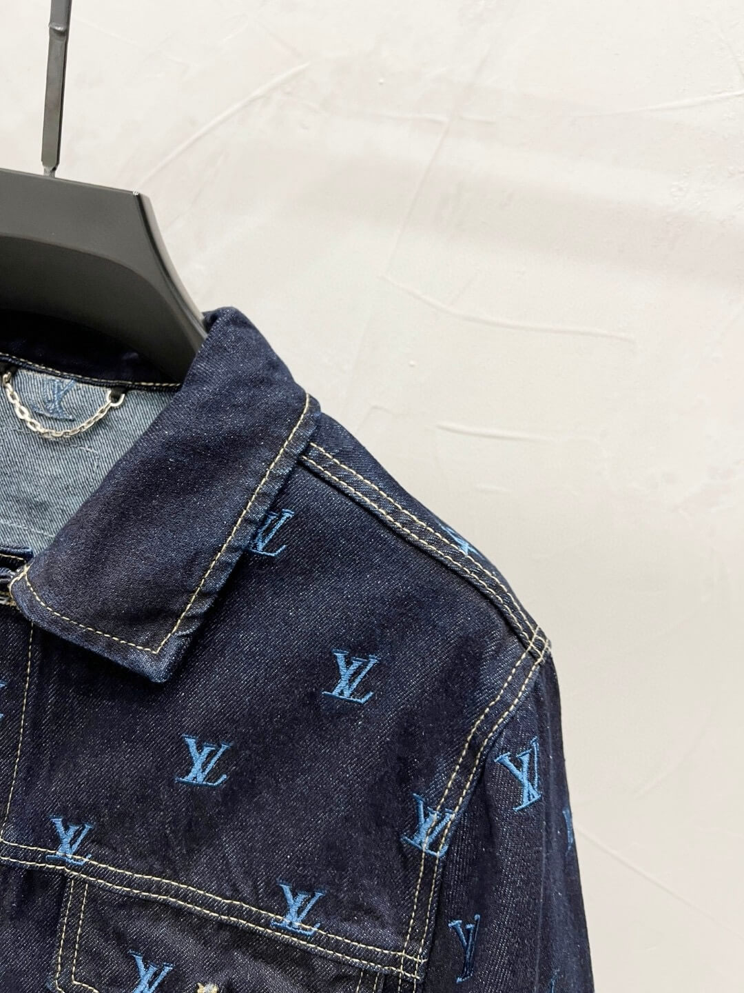 Embroidered Blue Jean Jacket
