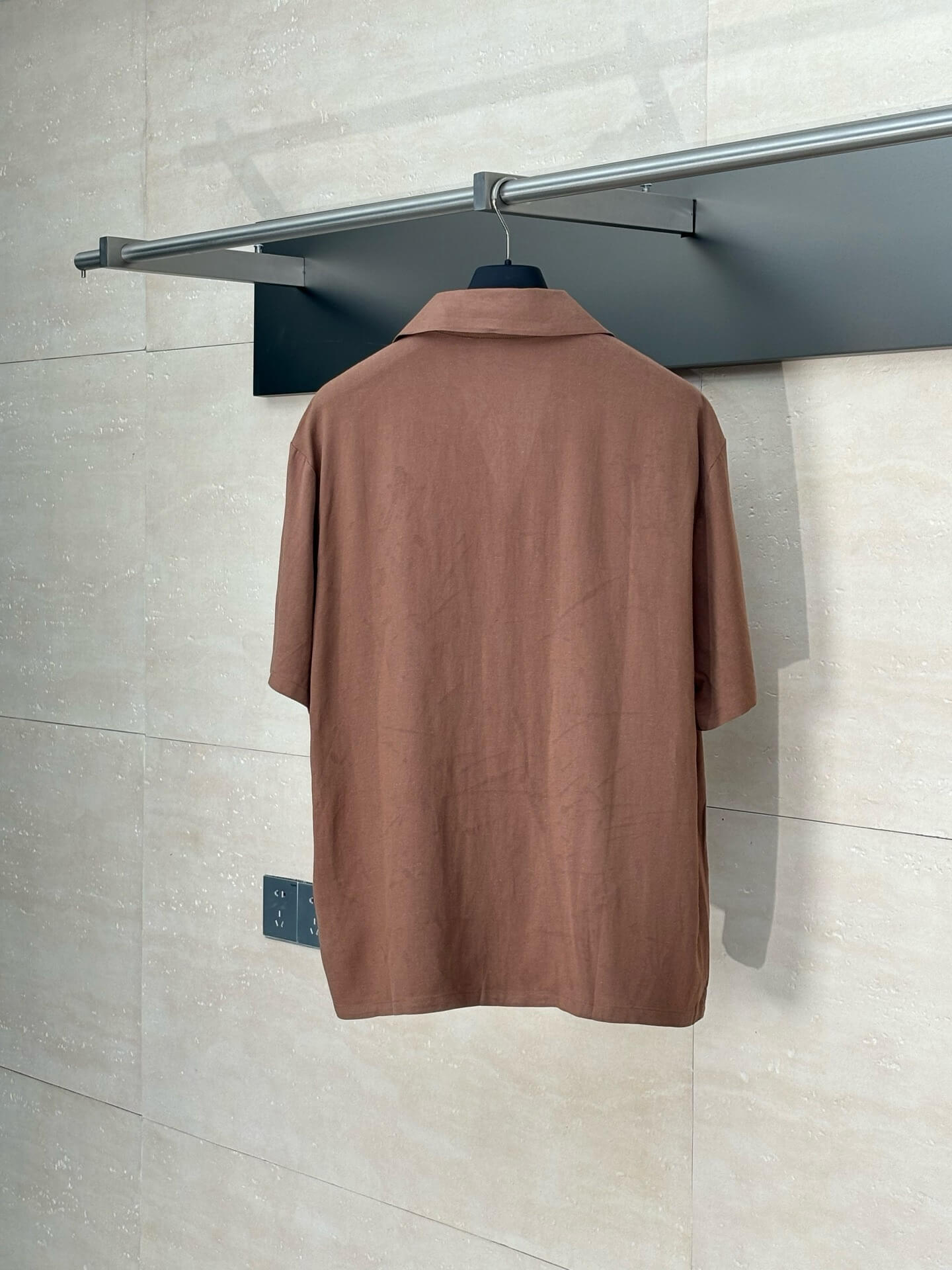 Linen Hollow Embroidery T-Shirt