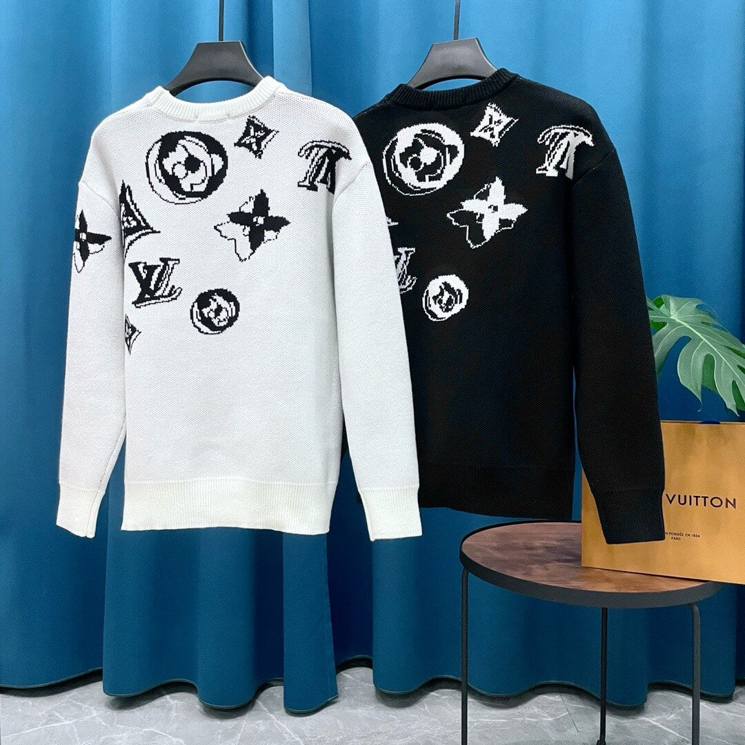 Overlapping Pattern Sweater
