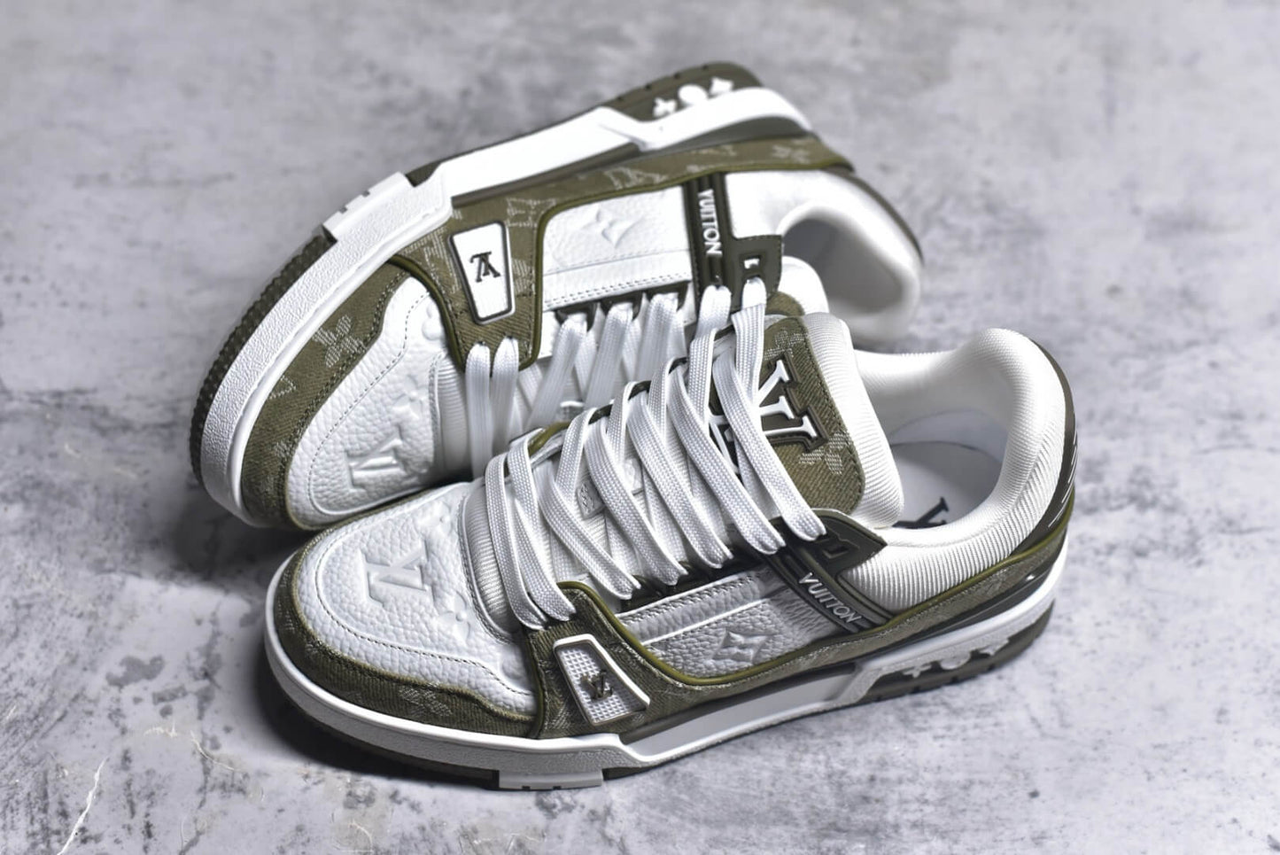 Brown Genuine Leather Sneakers
