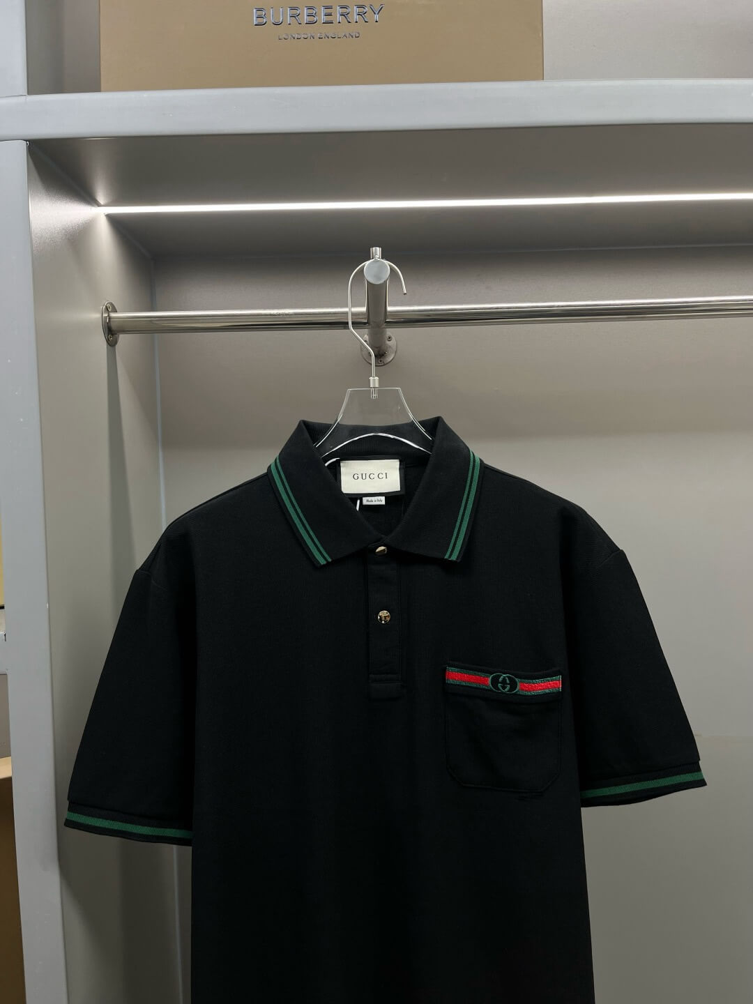 New Embroidered Pocket Polo Shirt
