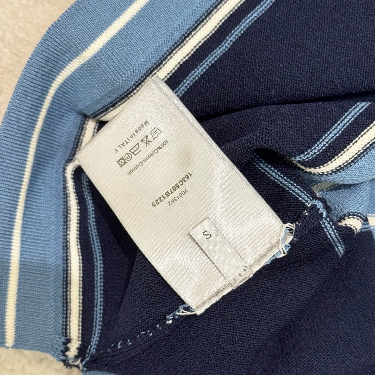 Classic Striped Polo Shirt
