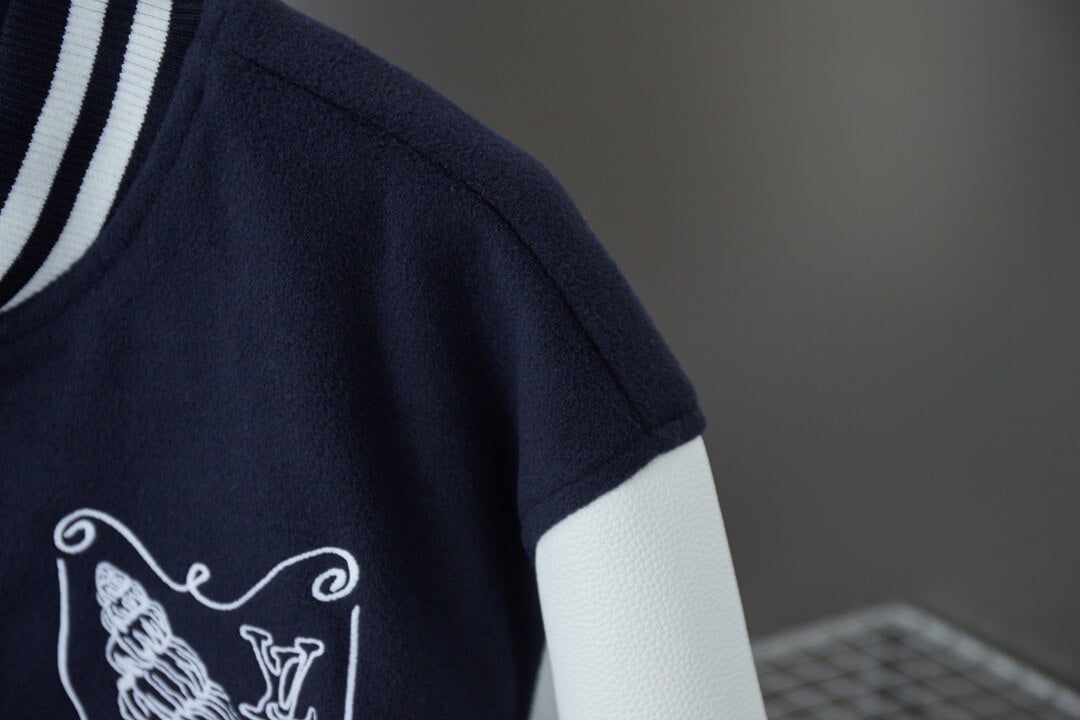 Nautical Wool Baseball Jacket