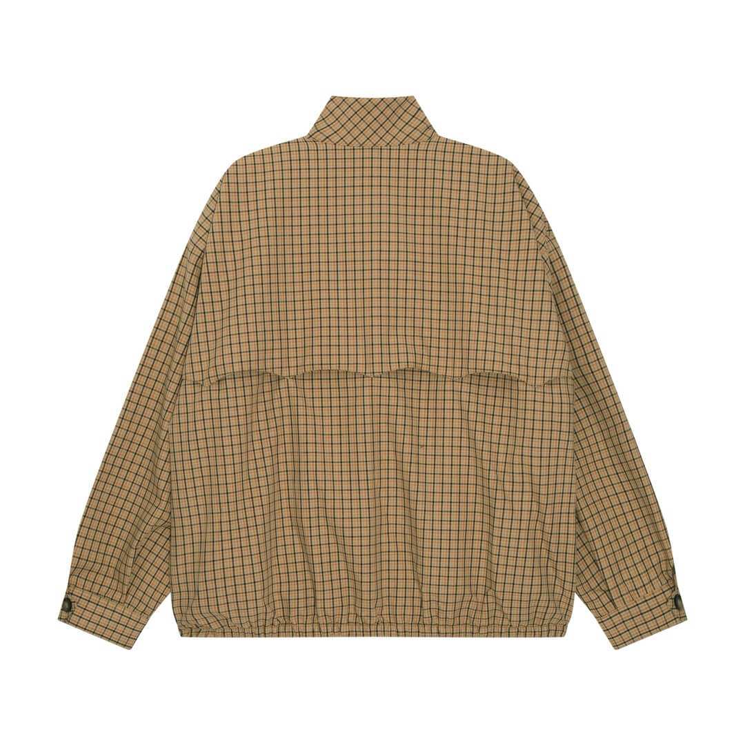 New Brown Plaid Jacket