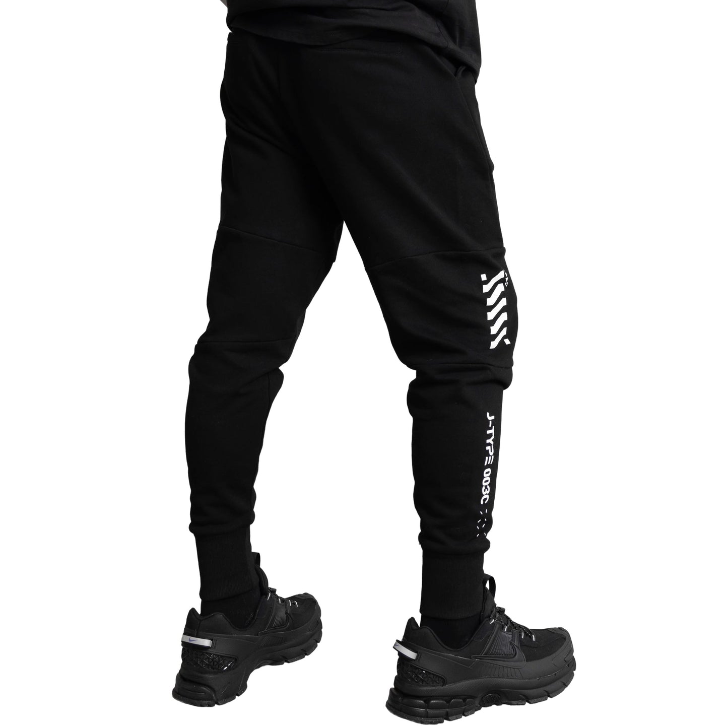J-Type 003C Black Athletic Joggers