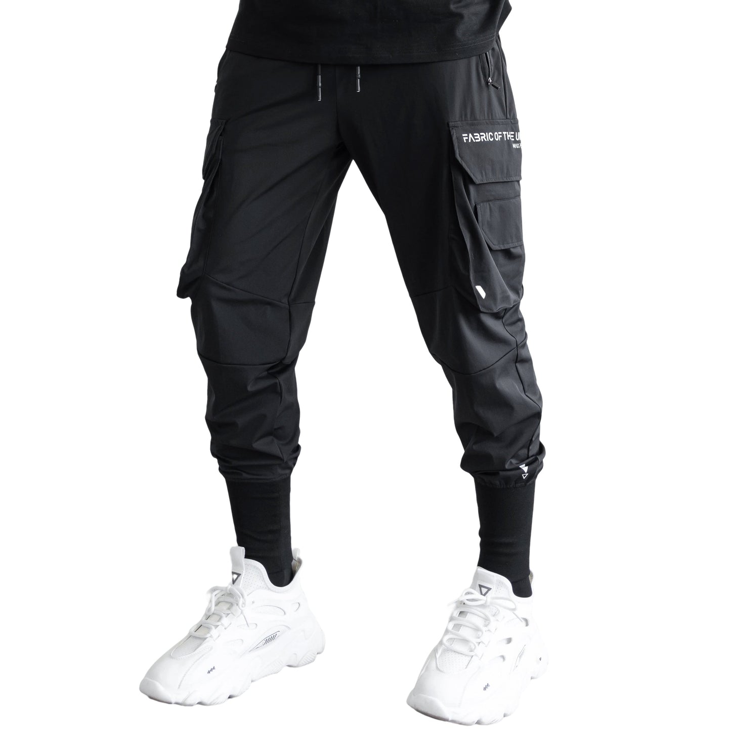 J-Type 005 Black Athletic Joggers