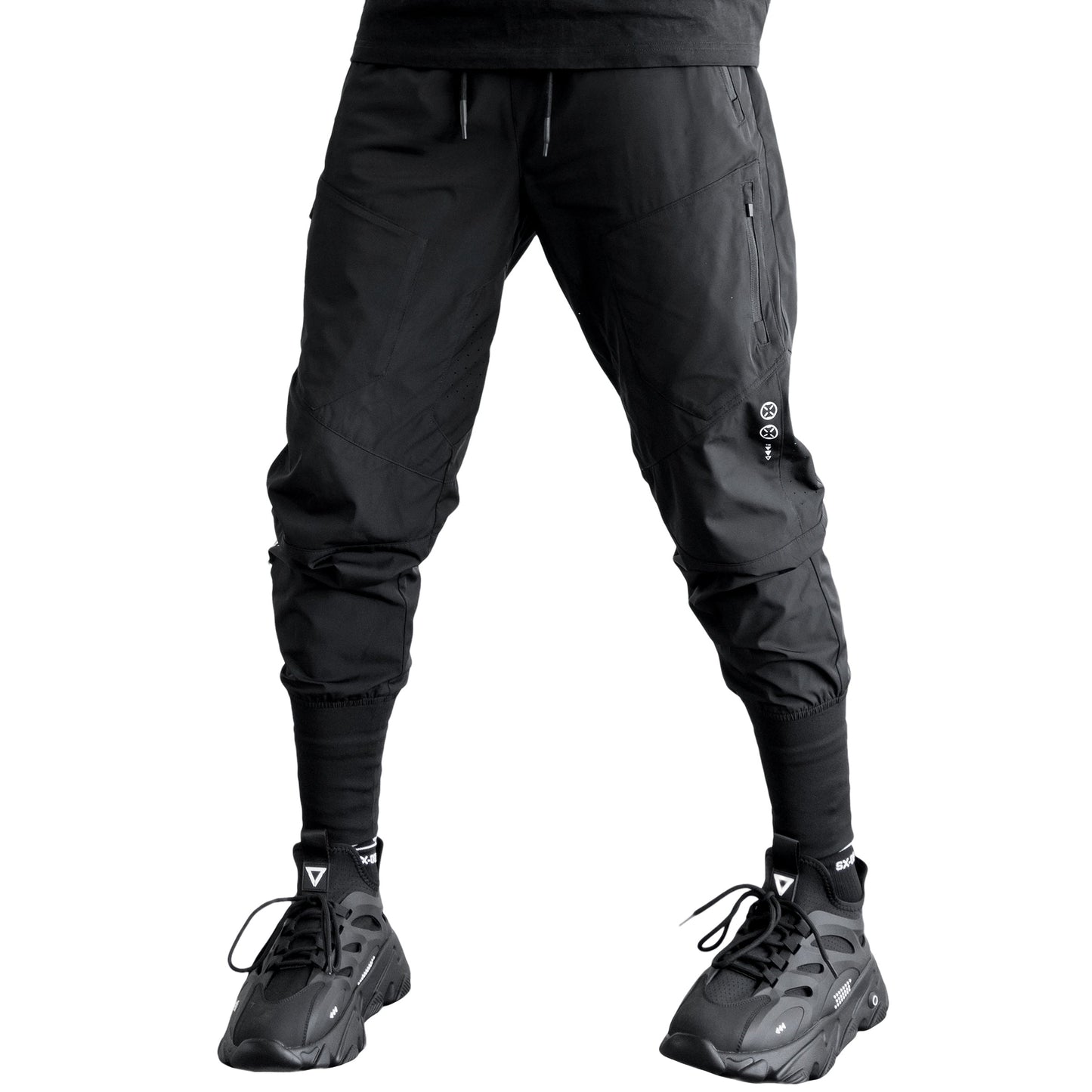 J-Type 006 Black Athletic Joggers