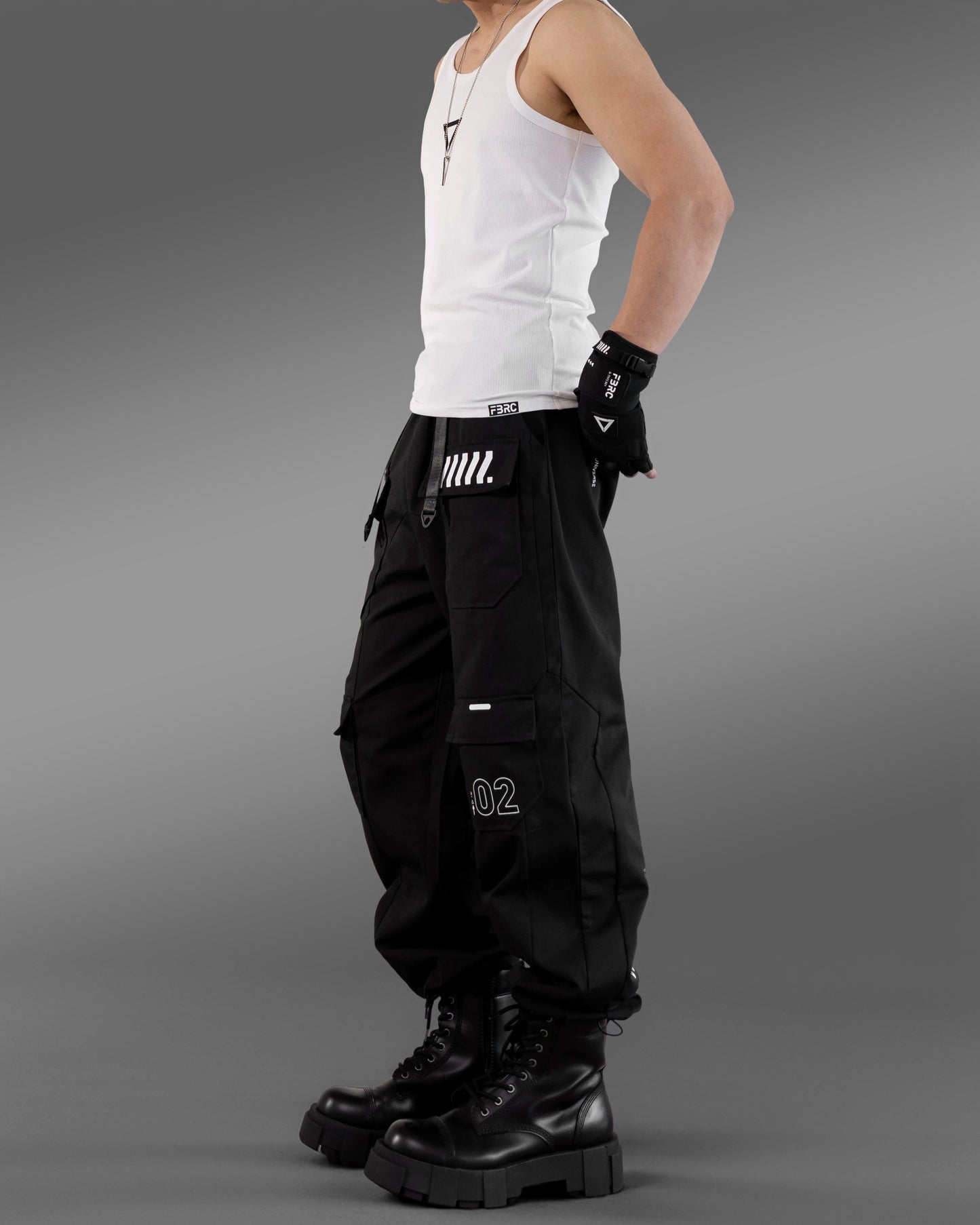 BLG-Type 02 Black Ripstop Cargo Pants