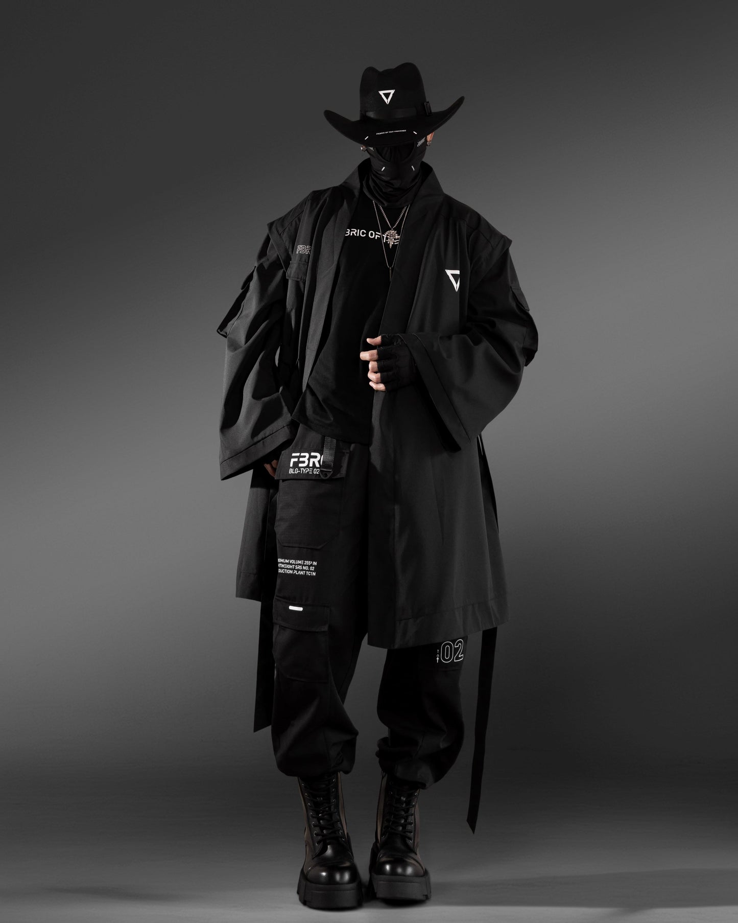 BLG-Type 02 Black Ripstop Cargo Pants