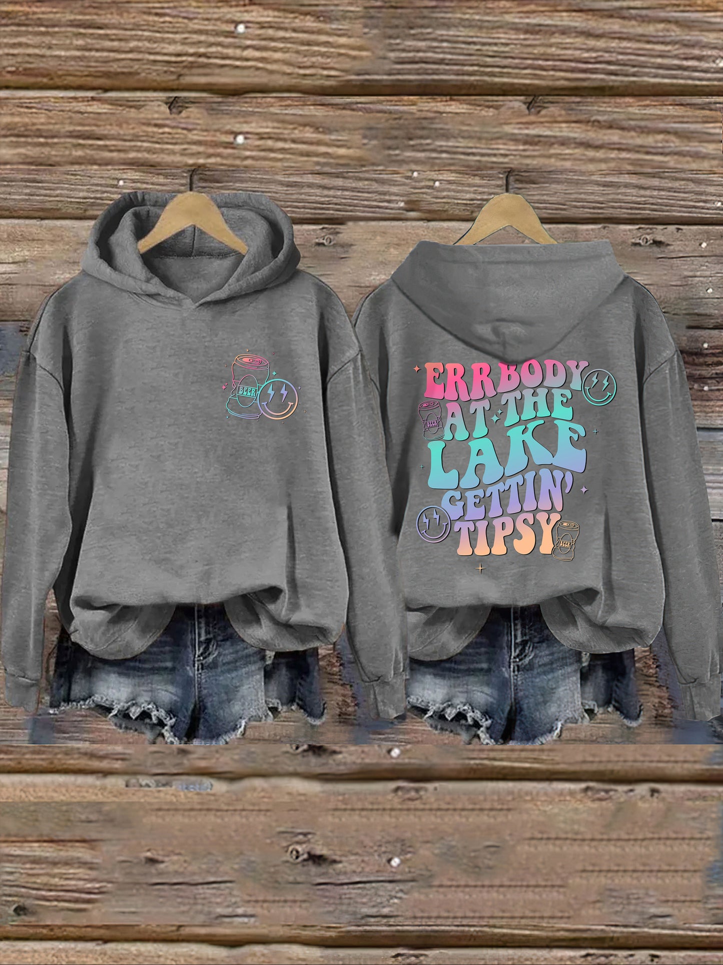 Errbody At The Lake Gettin Tipsy Hoodie