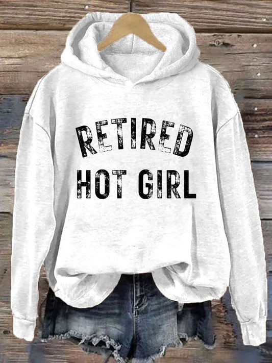 Retired Hot Girl Hoodie