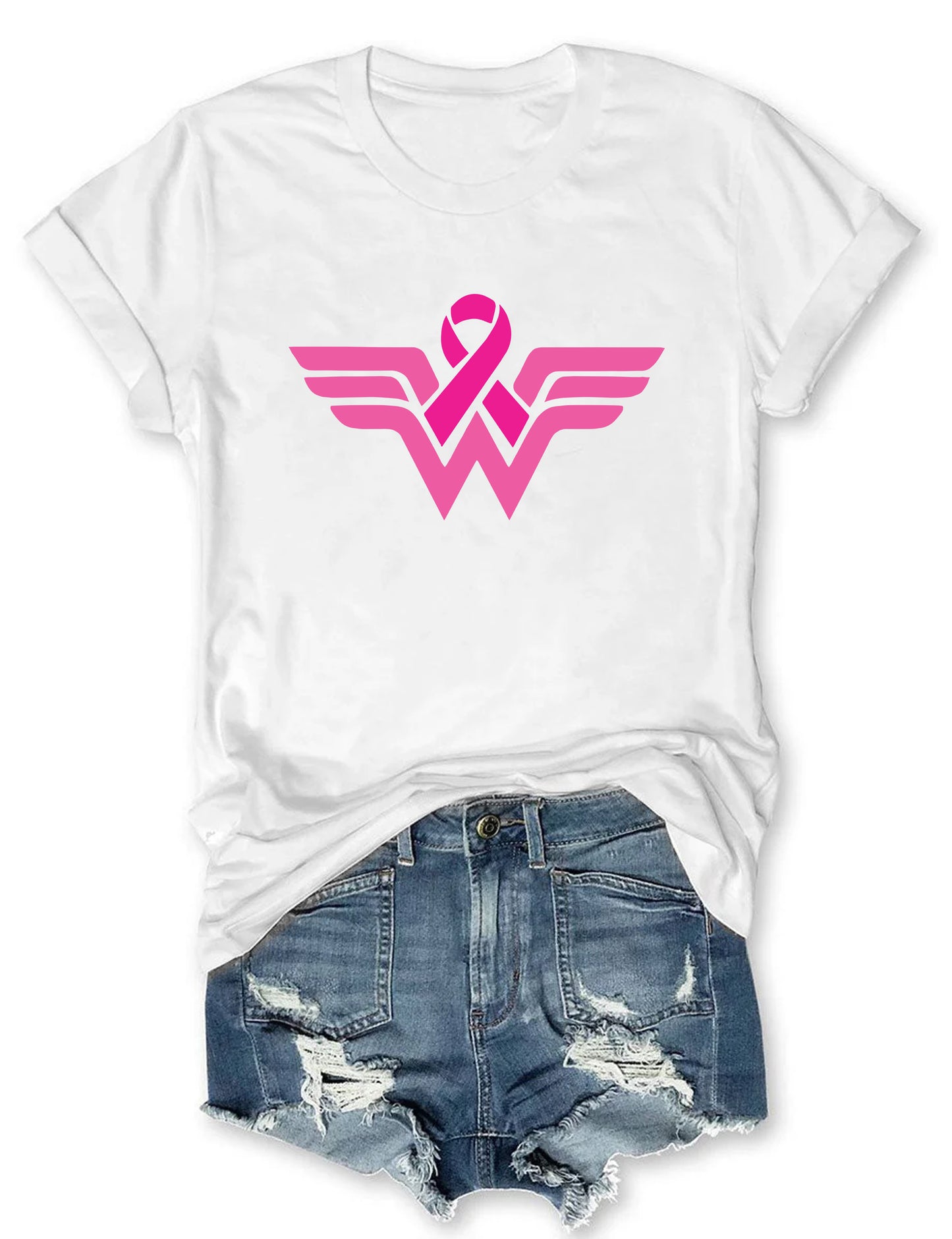 Cancer Ribbon Wonder T-Shirt