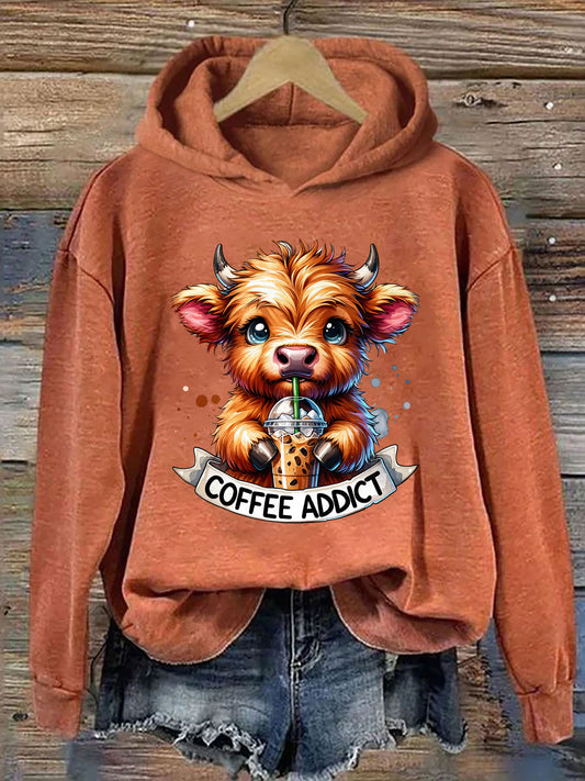 Cute Highland Cow Hoodie