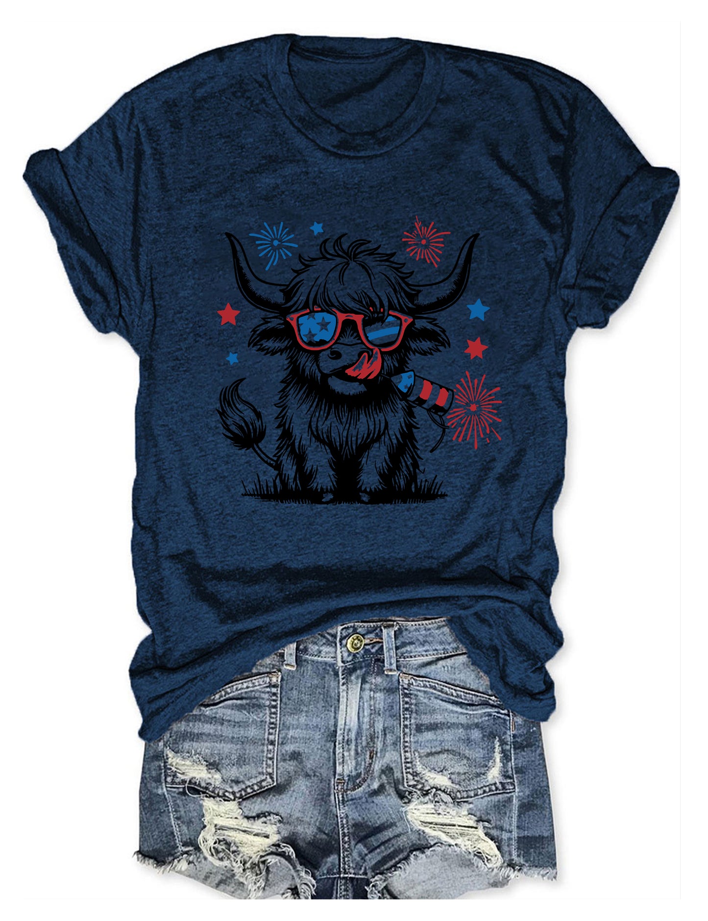 4th July Heifer T-Shirt