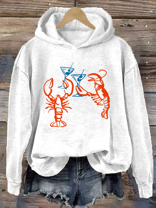 Martini Lobster Hoodie