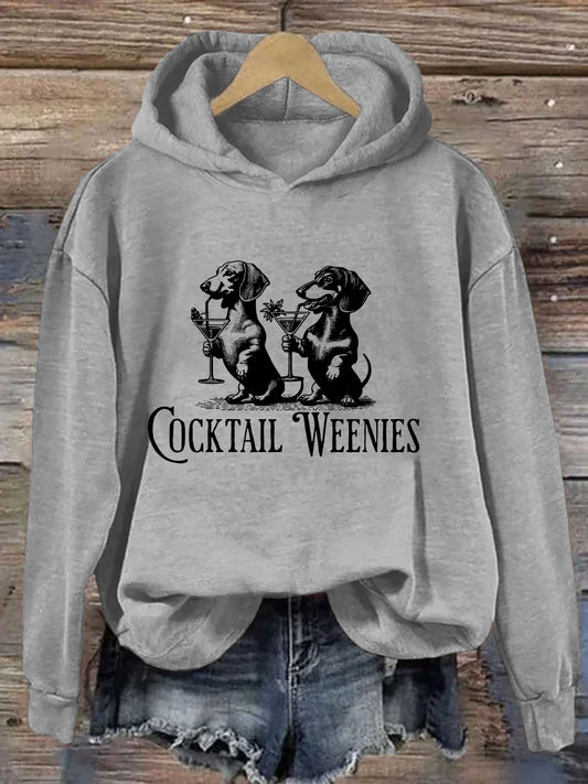 Cocktail Weenies Dachshund Hoodie