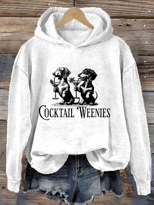 Cocktail Weenies Dachshund Hoodie