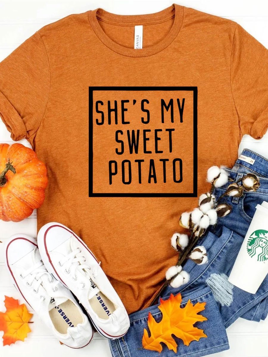 She's My Sweet Potato I Yam Matching T-shirts