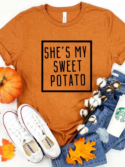 She's My Sweet Potato I Yam Matching T-shirts