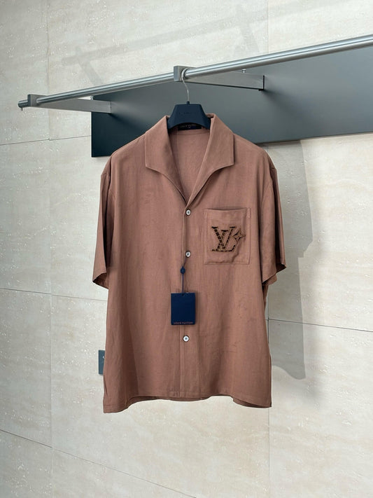 Linen Hollow Embroidery T-Shirt