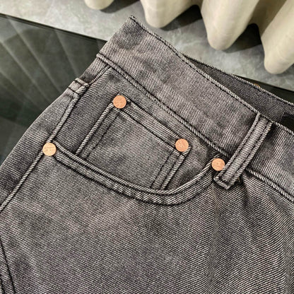 Colorful Patchwork Leather Jeans