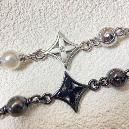 Street Style Distressed Pearl Bracelet