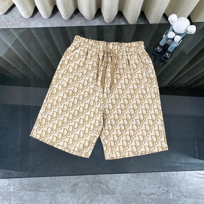 2025 New Beige Jacquard All-Over Print T-shirt