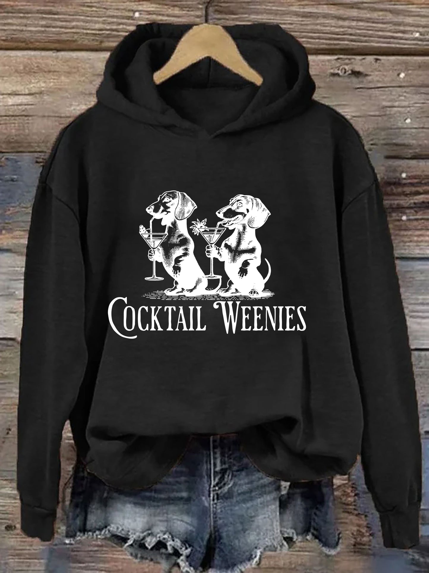 Cocktail Weenies Dachshund Hoodie